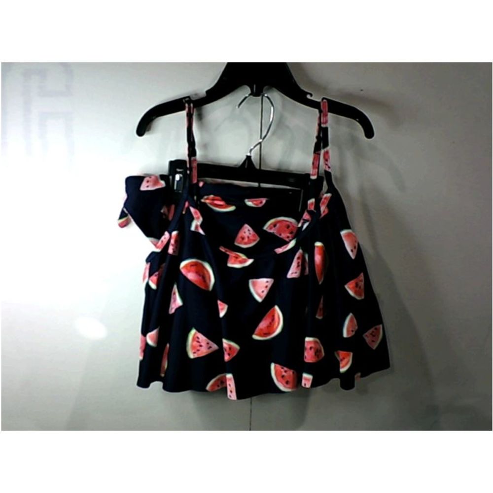 Snapper Rock Girls U886 Two-Piece, Navy Blue, Size X-Large